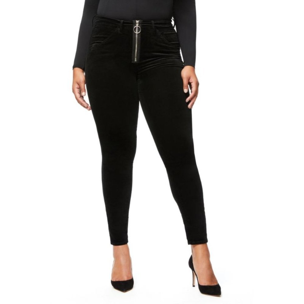 Good American women’s 26 good waist pants velvet‎